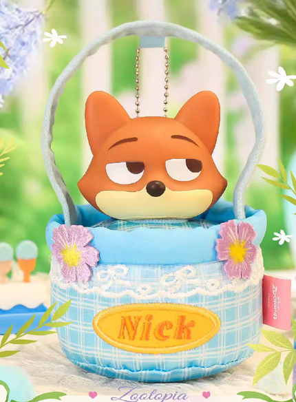 Zootopia Romantic Flower Basket Pendant toy doll