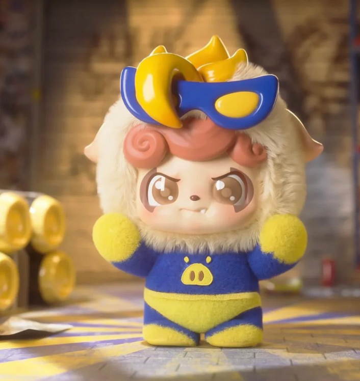 Q Kid x GG Bond Super Bro Plush toy doll