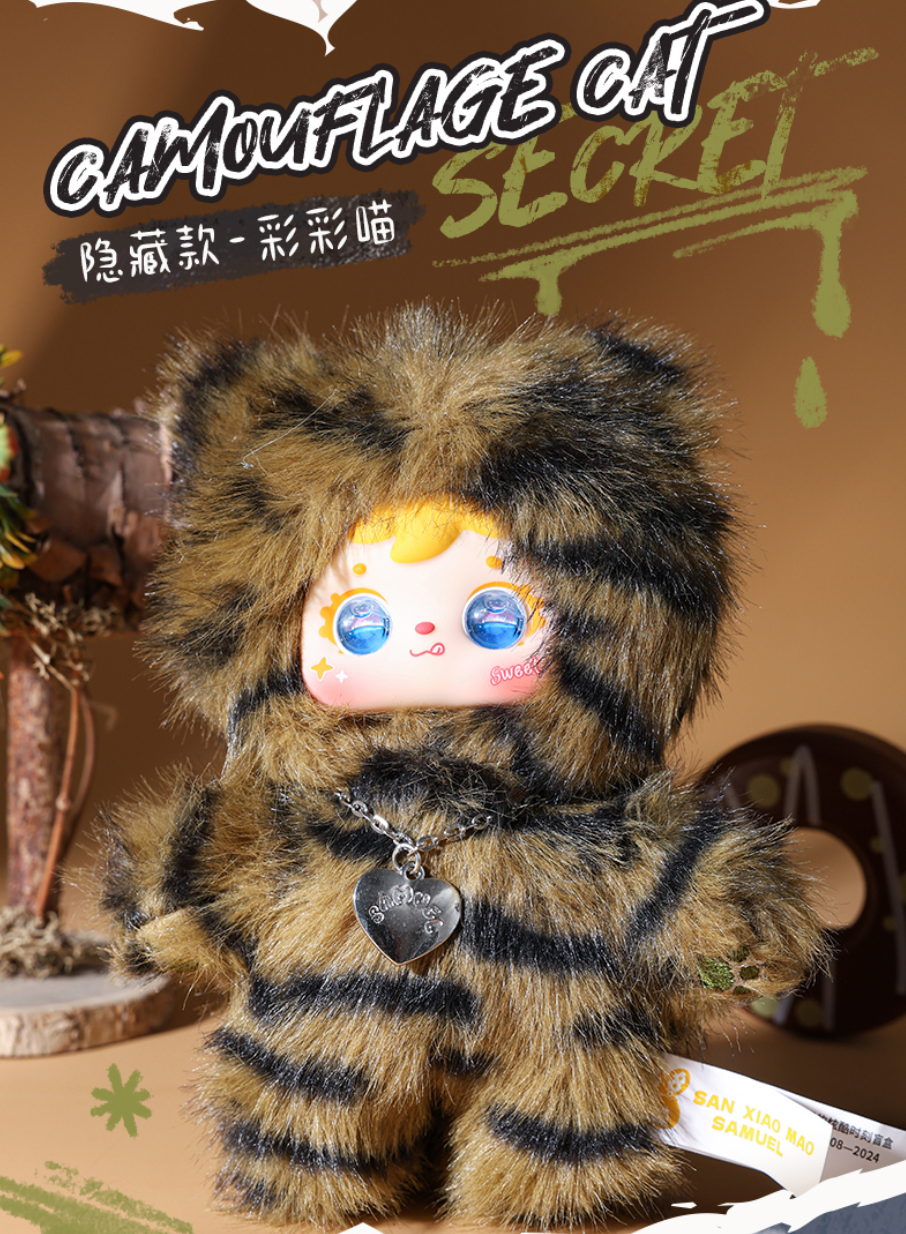 Samuel Tyke Three Cat's Cool Moment Plush toy doll