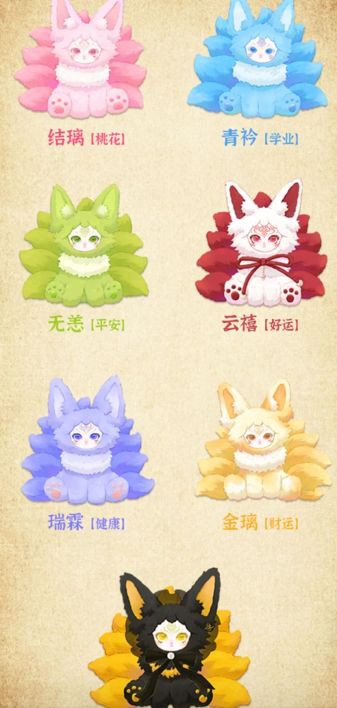 FU YOU Nine-Tailed Records Plush toy doll