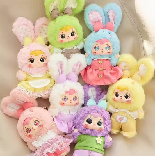 Tyke Three Samuel Rainbow Rabbit Baby Plush toy doll