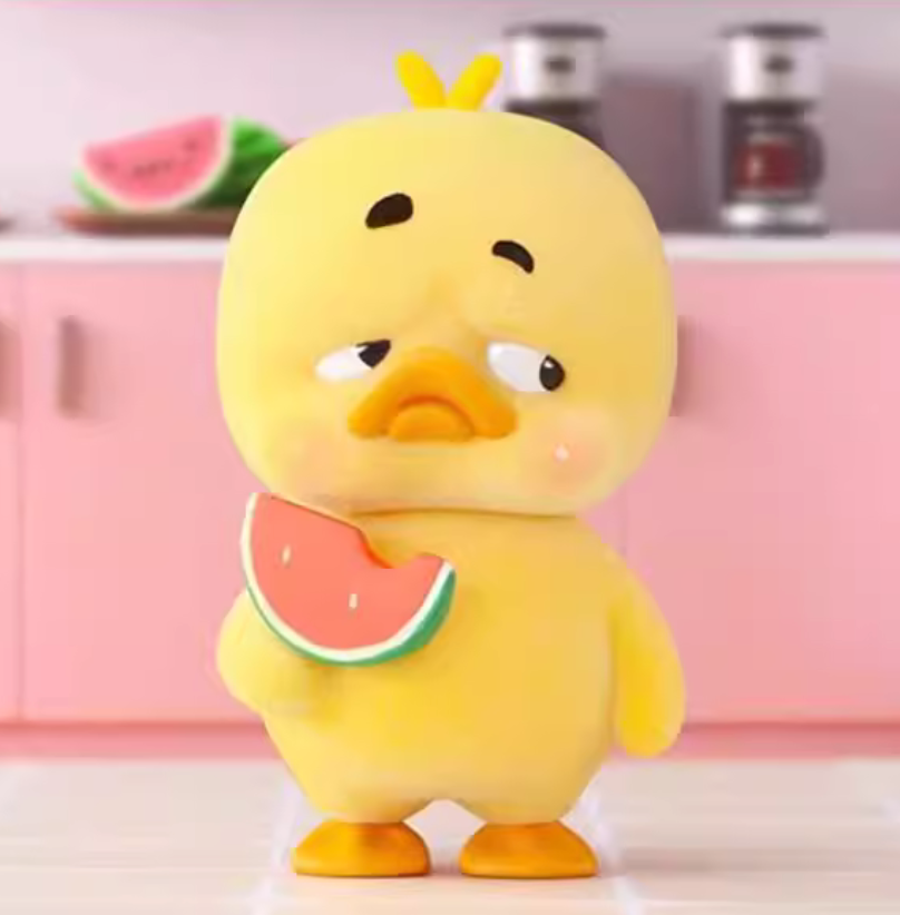 Upset Duck Stop The Spiral Duck Figure toy doll