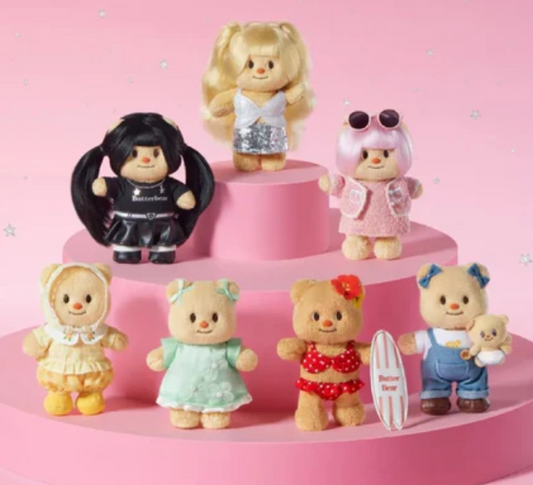 Butter Bear OOTD Dress-Up Plush toy doll