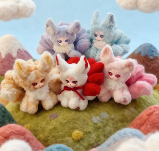 FU YOU Nine-Tailed Records Plush toy doll