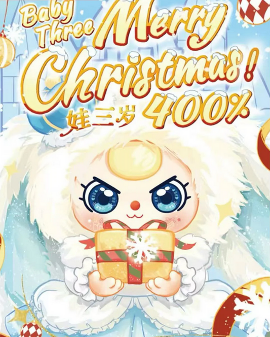 Baby Three Christmas 400% V2 Plush toy doll