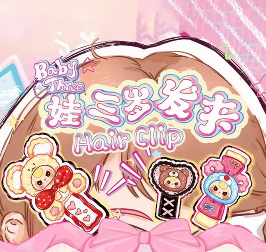 Baby Three Hair Clip toy doll