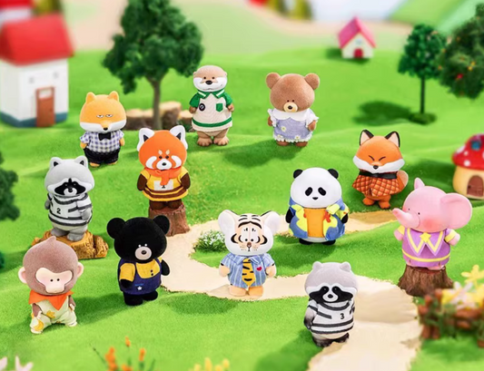 Tiger's Forest Neighbour Fuzzy Bean Toy Doll