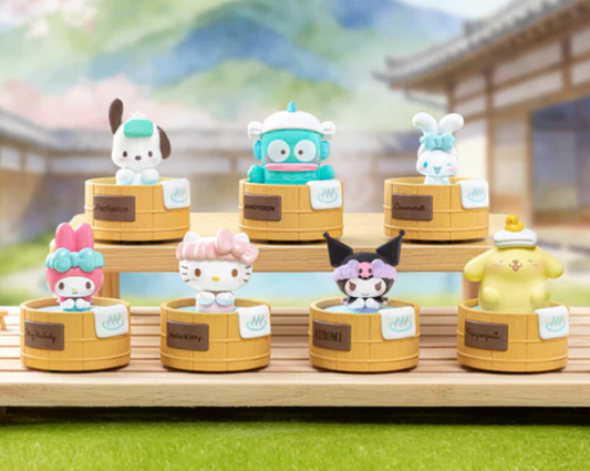 Sanrio Spinning Hot Spring Figures Toy Doll