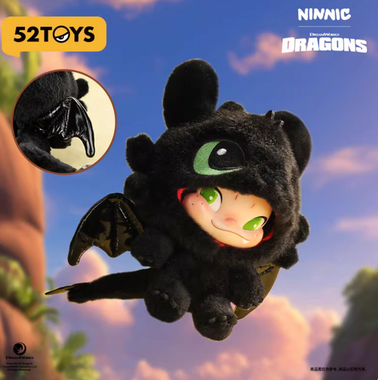 Ninnic Toothless Plush Limited Edition Hanging Card Toy Doll