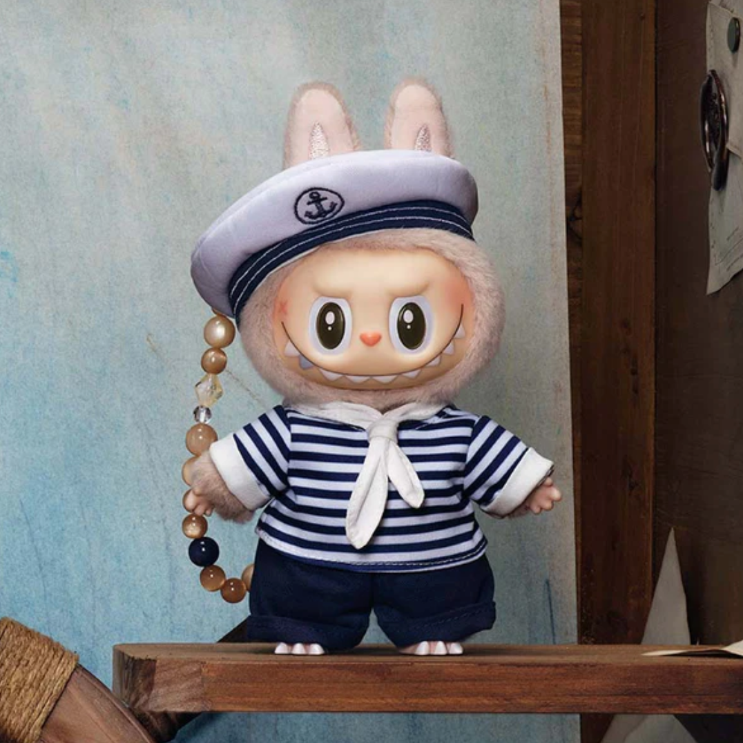 【PREORDER】LABUBU Sailor Vinyl Plush Limited Hanging Card Toy Doll