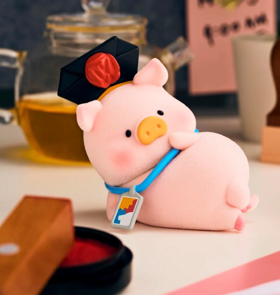 Lulu the Piggy Office Figure Toy Doll