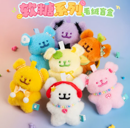 MALTESE Dog Rainbow Jelly Plush Toy Doll