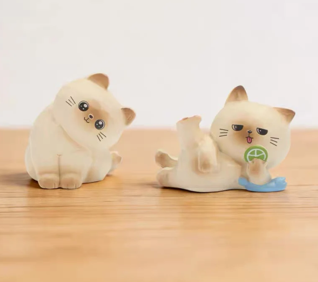Lazy Cat Mini Figure Toy Doll
