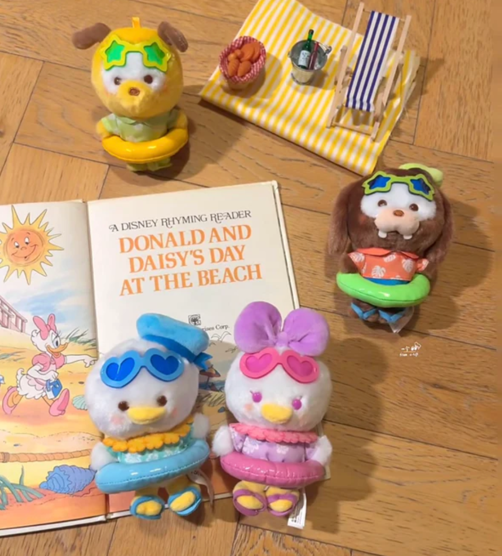 Disney Summer Swim Ring Plush Toy Doll