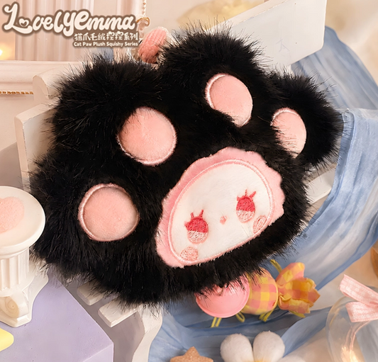 Lovely Emma Cat Paw Plush Squishy Toy Doll