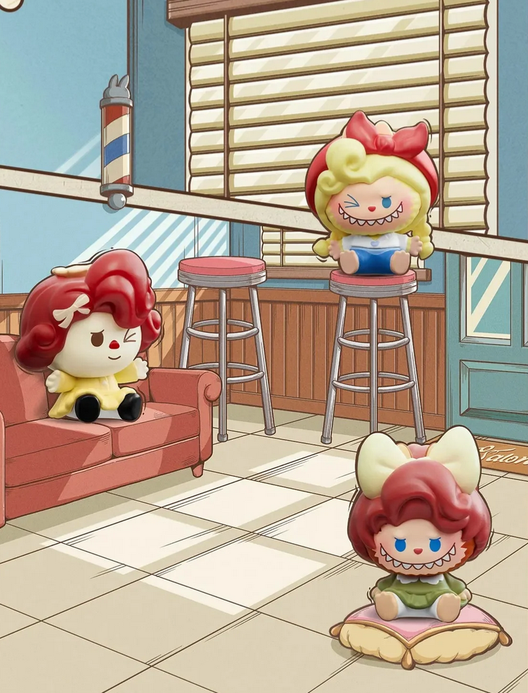 THE MONSTERS Hair Salon Bean Toy Doll