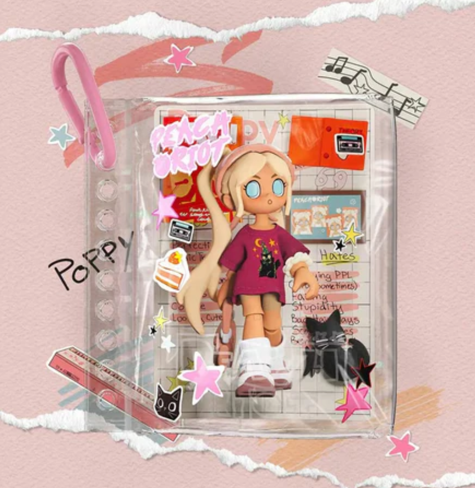 Peach Riot Carry the Music Block Pendant Toy Doll
