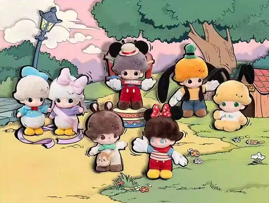 DIMOO x Disney Vinyl Keychain Plush Toy Doll