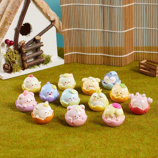 eggshell baby mini bean toy doll