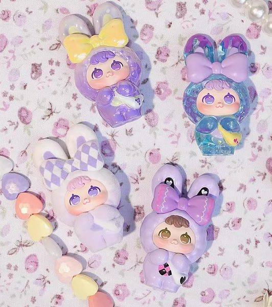SPBOMI Traveling Rabbit Bean, 4 Beans in 1 bag toy doll