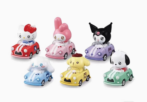TOMICA TUNES x SANRIO family car toy doll