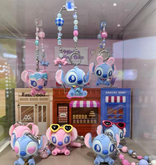 Stitch Confession Keychain toy doll