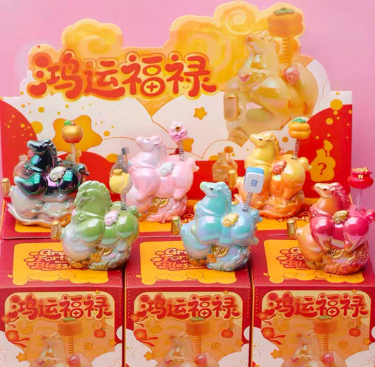 Gourd Horse Figure Toy Doll