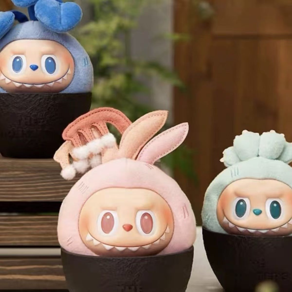 Labubu naughty plants plush toy doll
