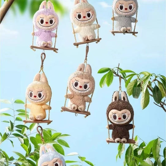 LABUBU swing plush toy doll