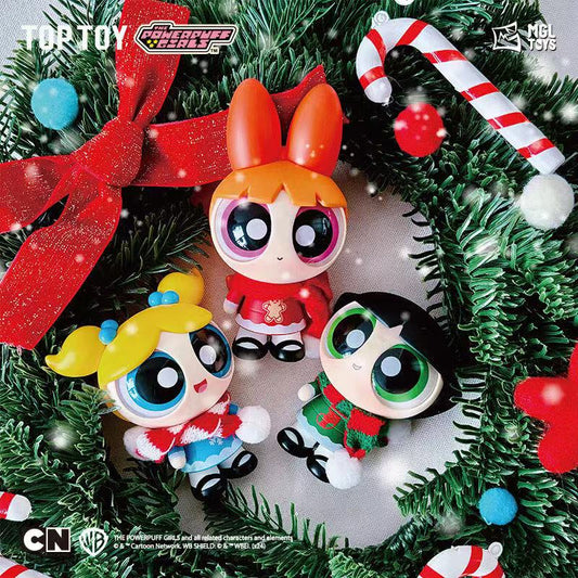 Powerpuff girl wonderful winter night hanging card toy doll