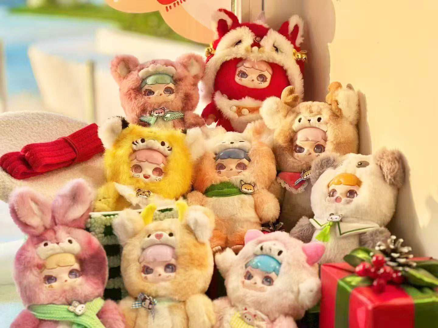 Manchao Colorful Animals Plush toy doll
