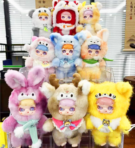 Manchao Colorful Animals Plush toy doll