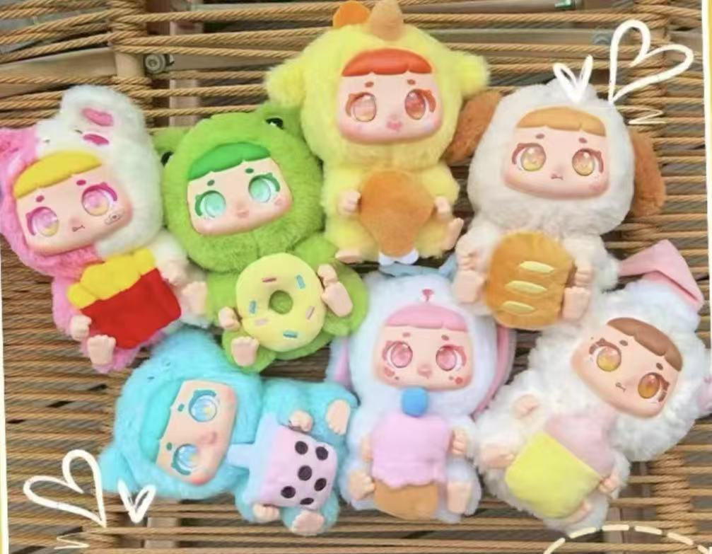 Gluttonous Kids Animals Gourmet Party Plush toy doll