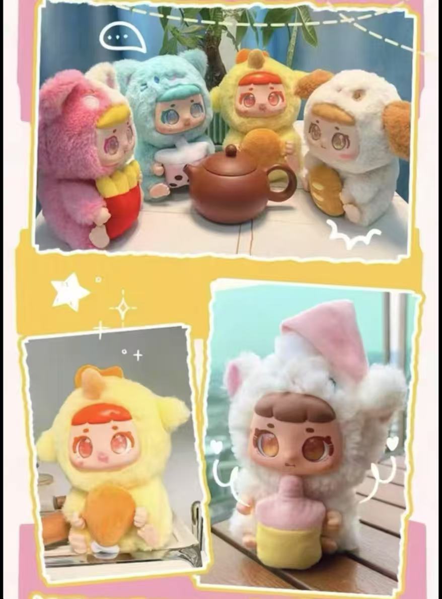 Gluttonous Kids Animals Gourmet Party Plush toy doll