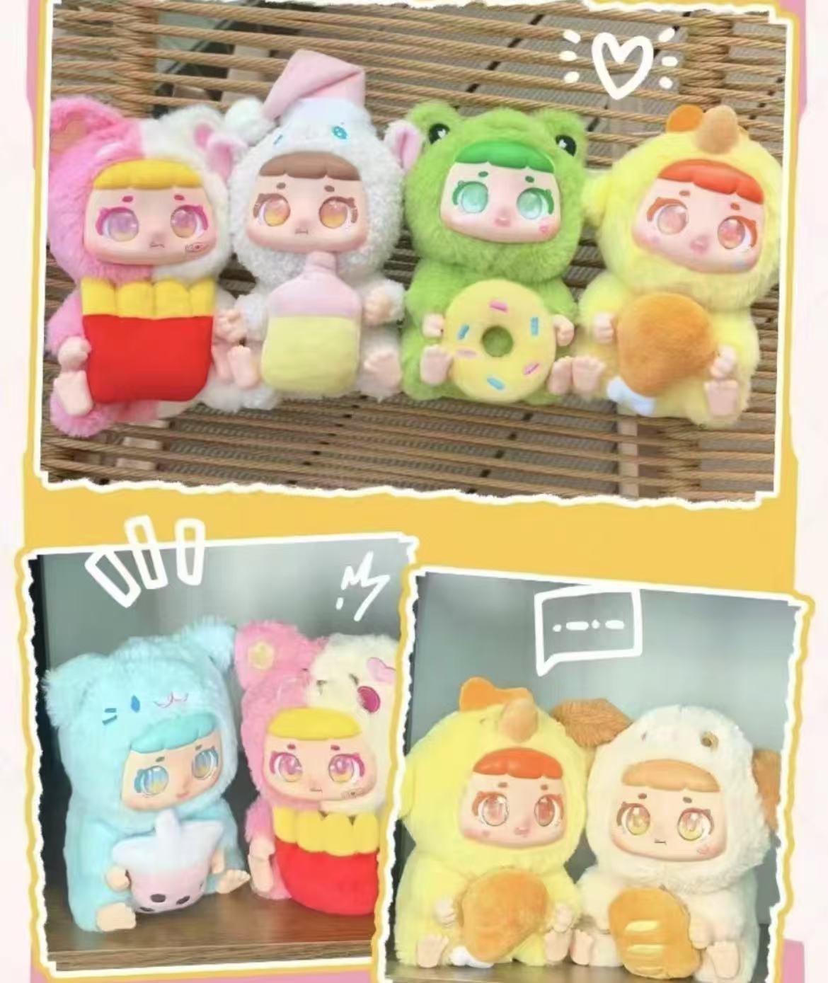 Gluttonous Kids Animals Gourmet Party Plush toy doll