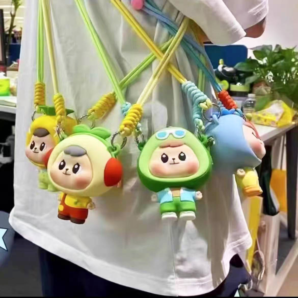 Bao-ao Fruit Silicone Bag toy doll
