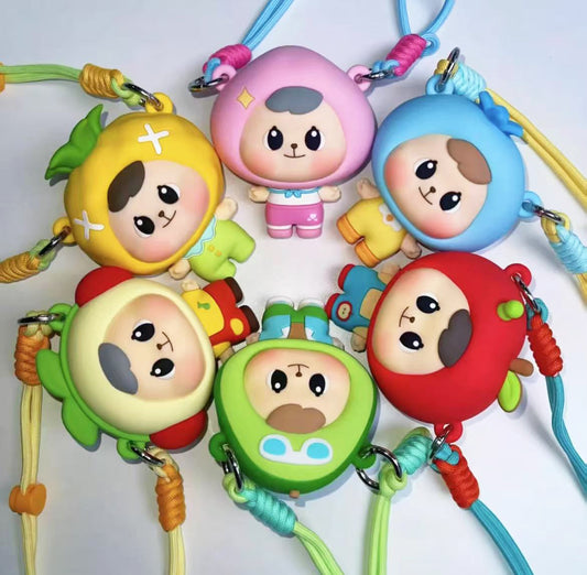 Bao-ao Fruit Silicone Bag toy doll