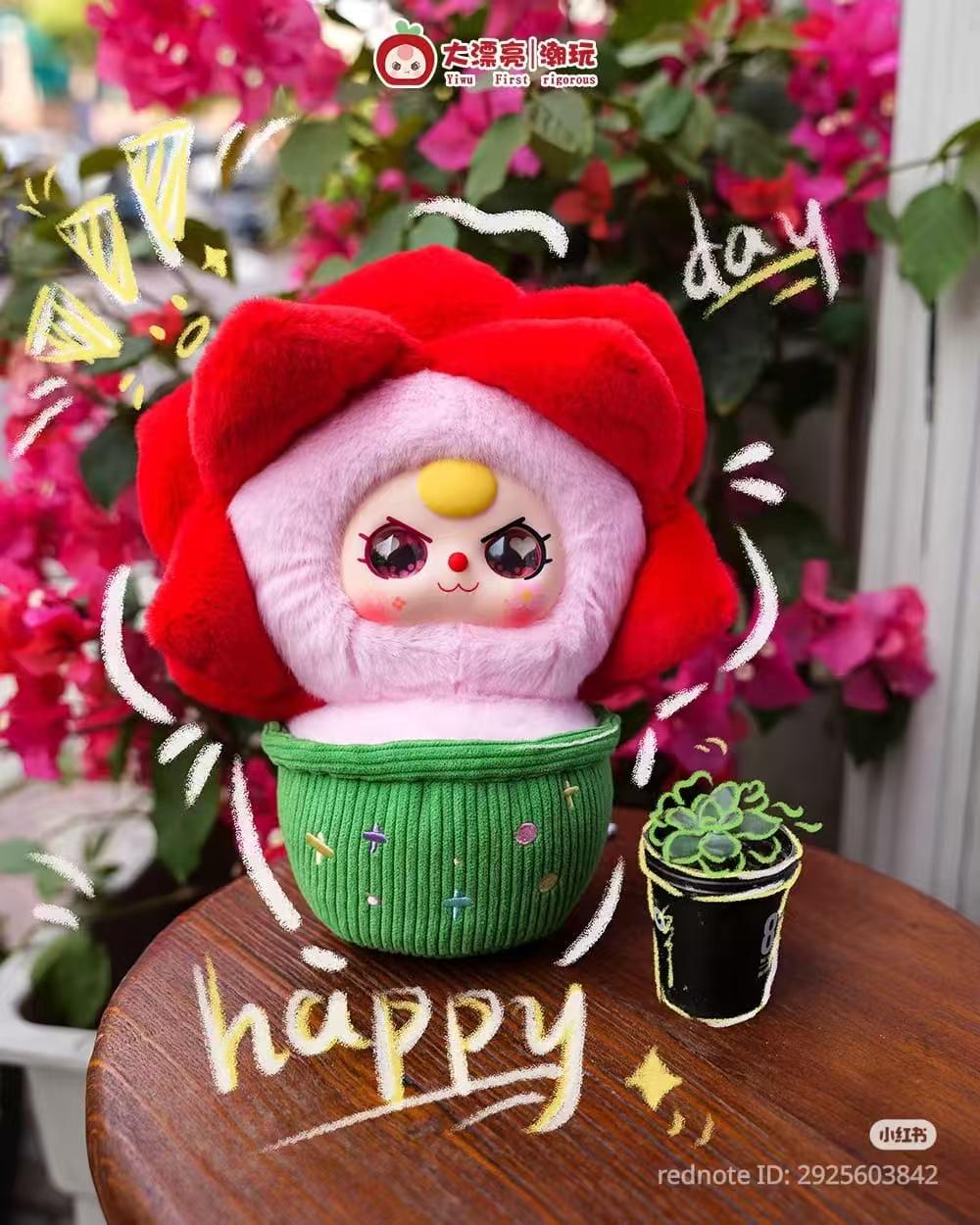 Baby Three A Small Flower Plush toy doll