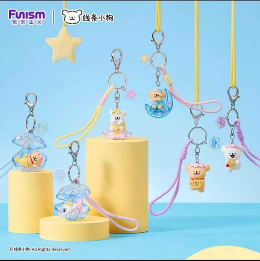 Maltese Dog Keychain V2 Toy Doll
