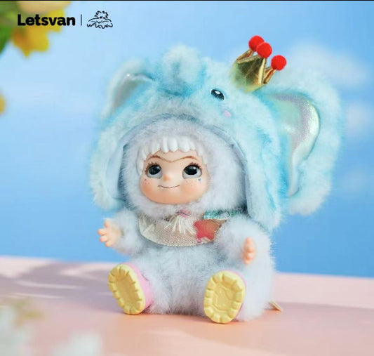 Wakuku Ton Ton Blue Starlight Plush toy doll