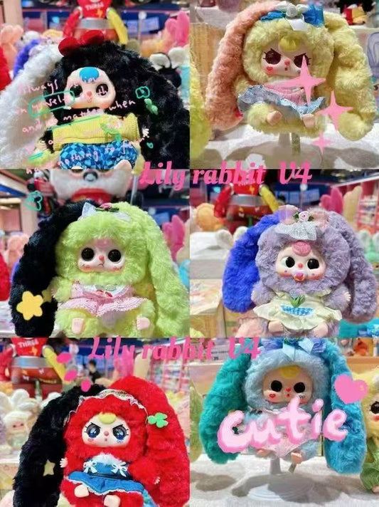 Baby Three Lily Rabbit Town V4 Plush toy doll