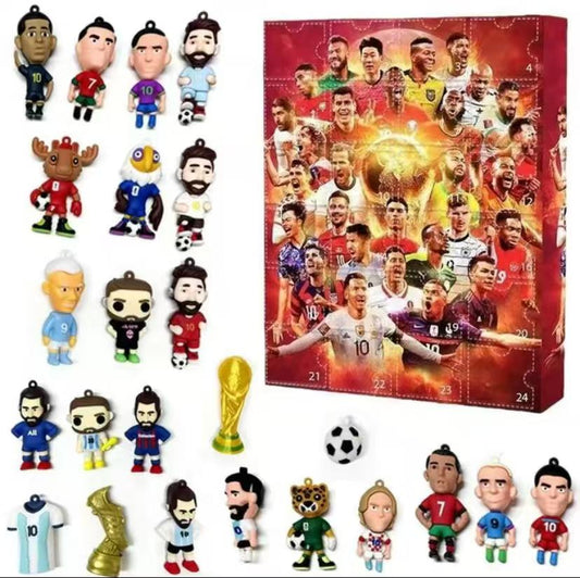 World Cup 2026 Advent Calendar,Exclusive Star&Mascot Blind Box Collection