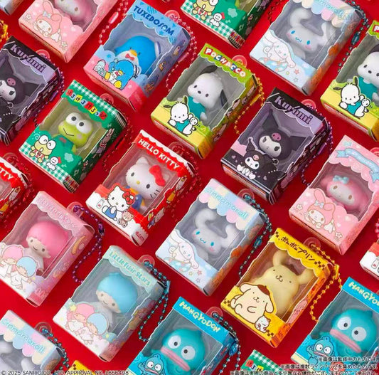 Sanrio Family Toy Figure Keychain Toy Doll