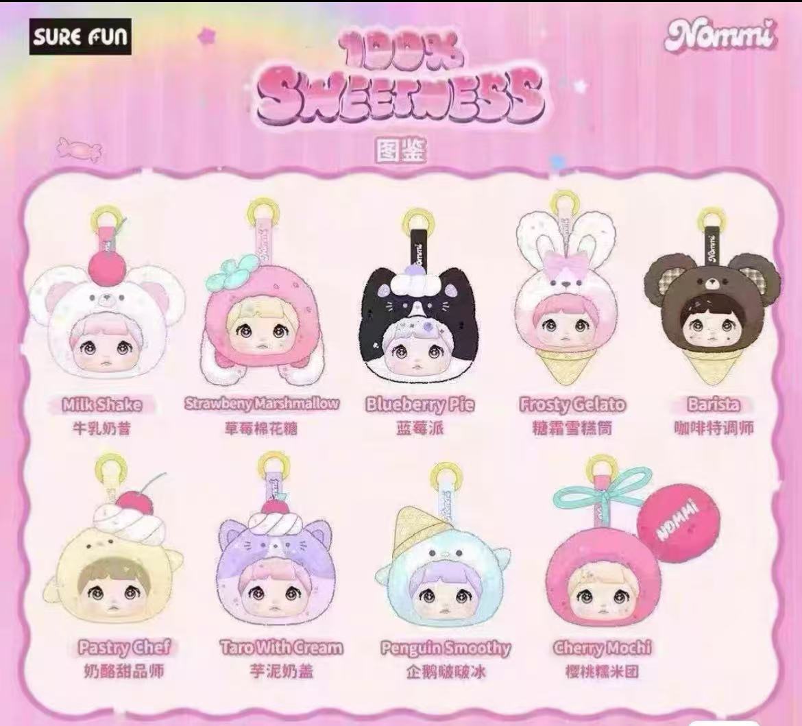 Nommi Sweetness 100% Plush toy doll