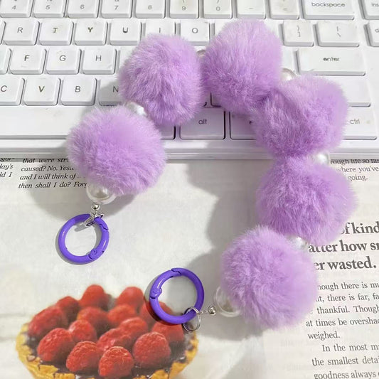 Fuzzy keychain fluffy keychain toy doll