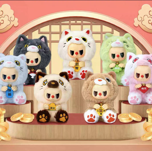 Rebel Bear Lucky Cat Plush toy doll