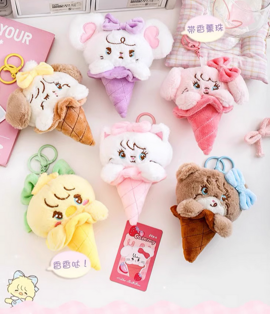 MIKKO Scented Ice Cream Plush Pendant toy doll