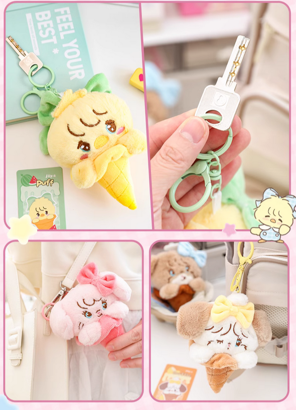 MIKKO Scented Ice Cream Plush Pendant toy doll