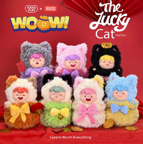 WOOW the Lucky Cat plush toy doll