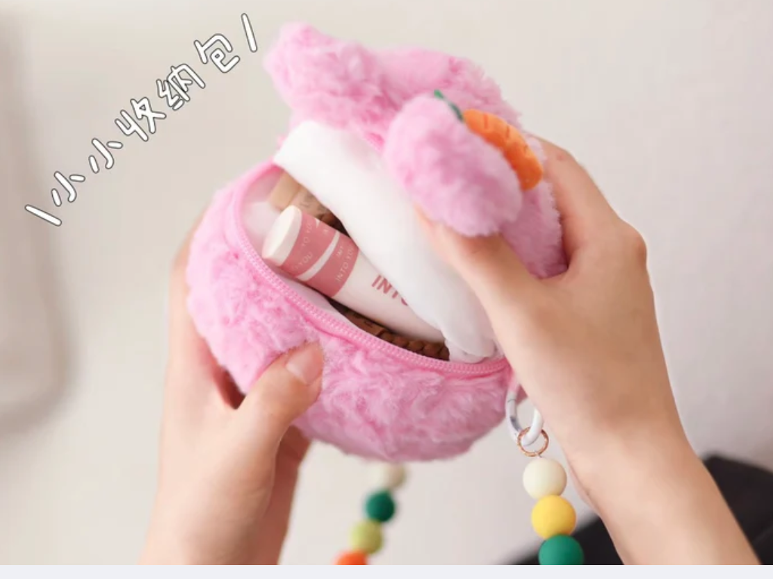 Baby three 3 Take Me Out Zipper Bag Plush Toy Doll